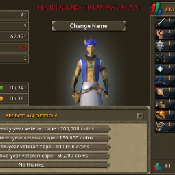 20 Year Hardcore Ironman Veteran (HCIM) | Squirrel ears | Fresh | No Email Registered 0